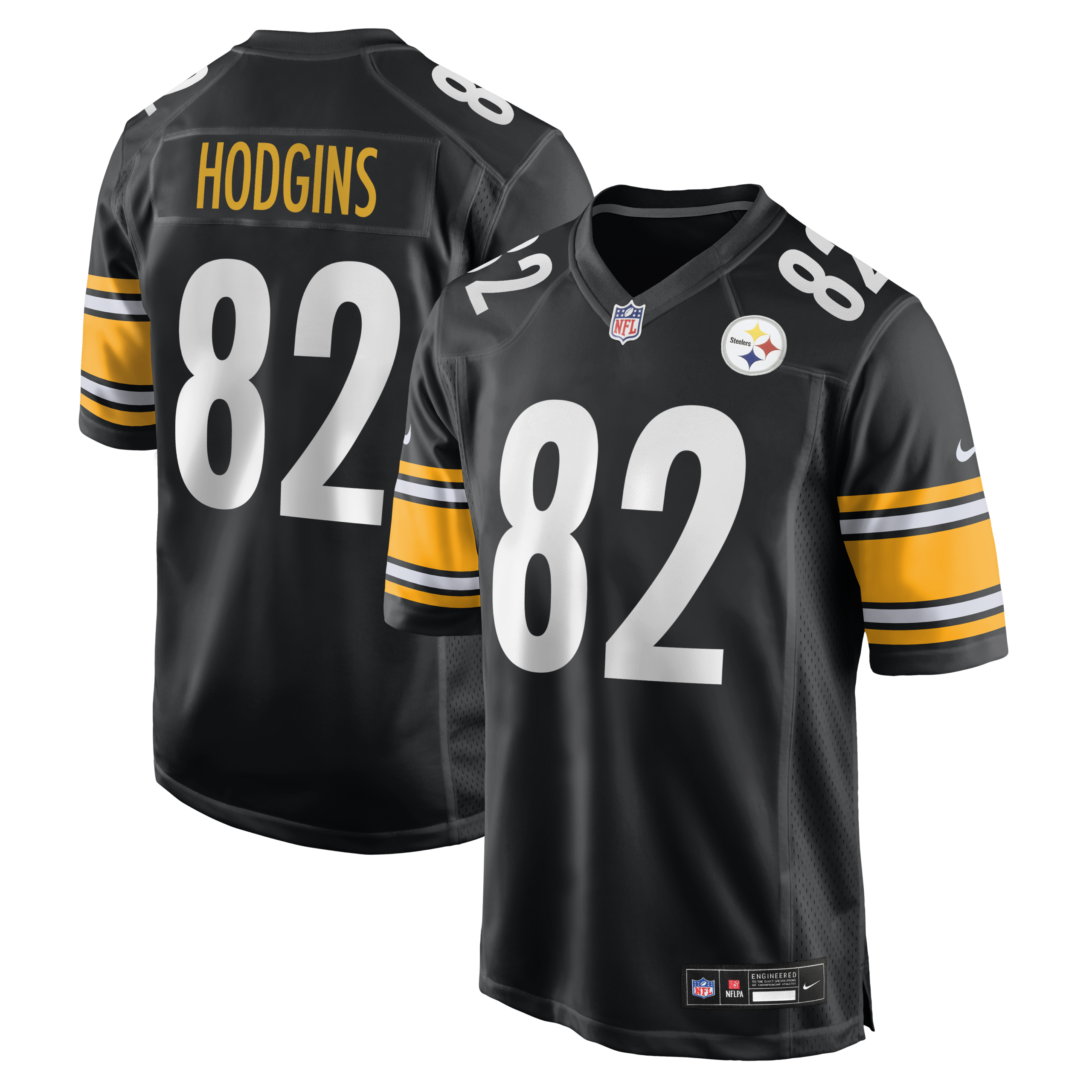 Isaiah Hodgins Pittsburgh Steelers Nike Team Game Jersey - Black