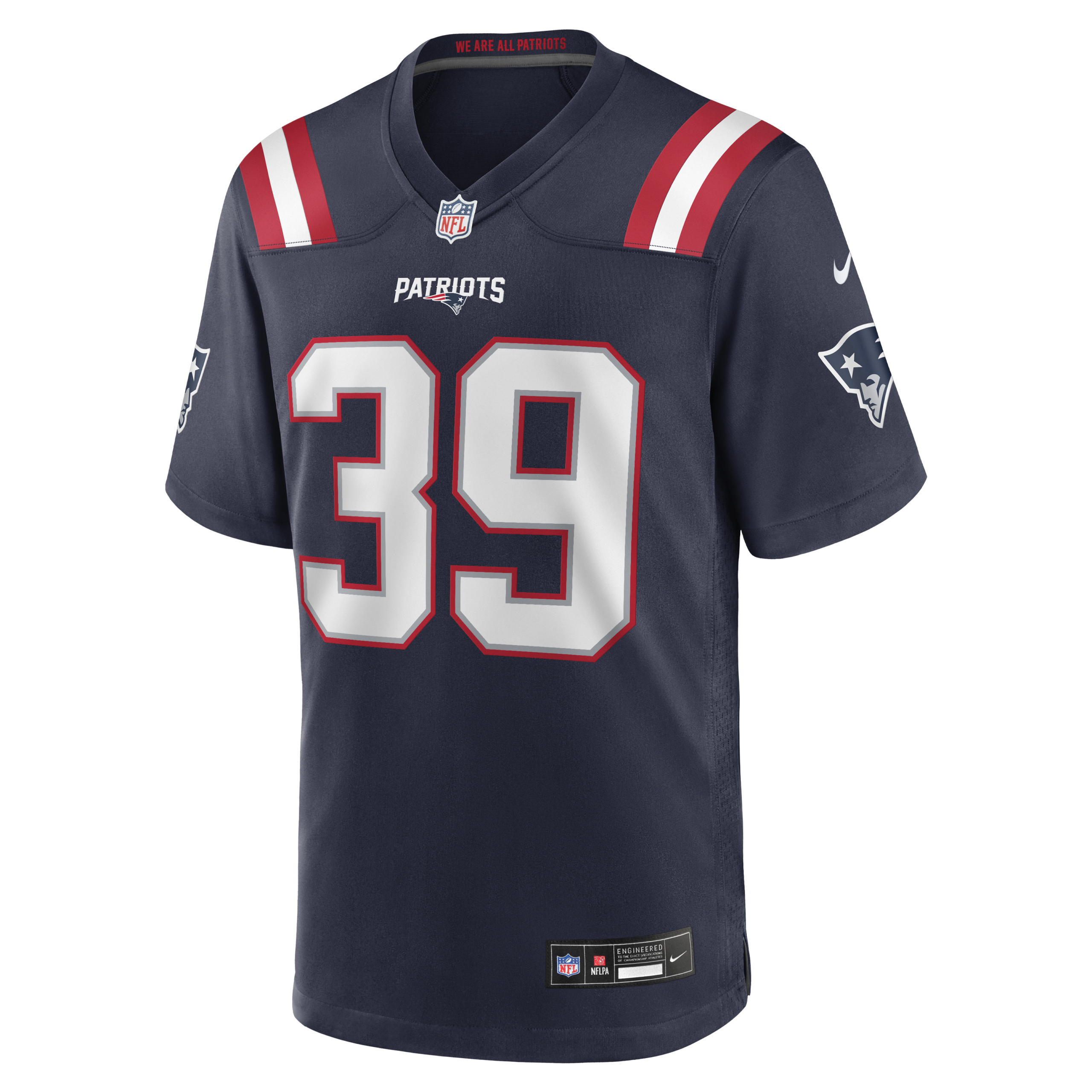 Tyron Herring New England Patriots Nike Team Game Jersey - Navy