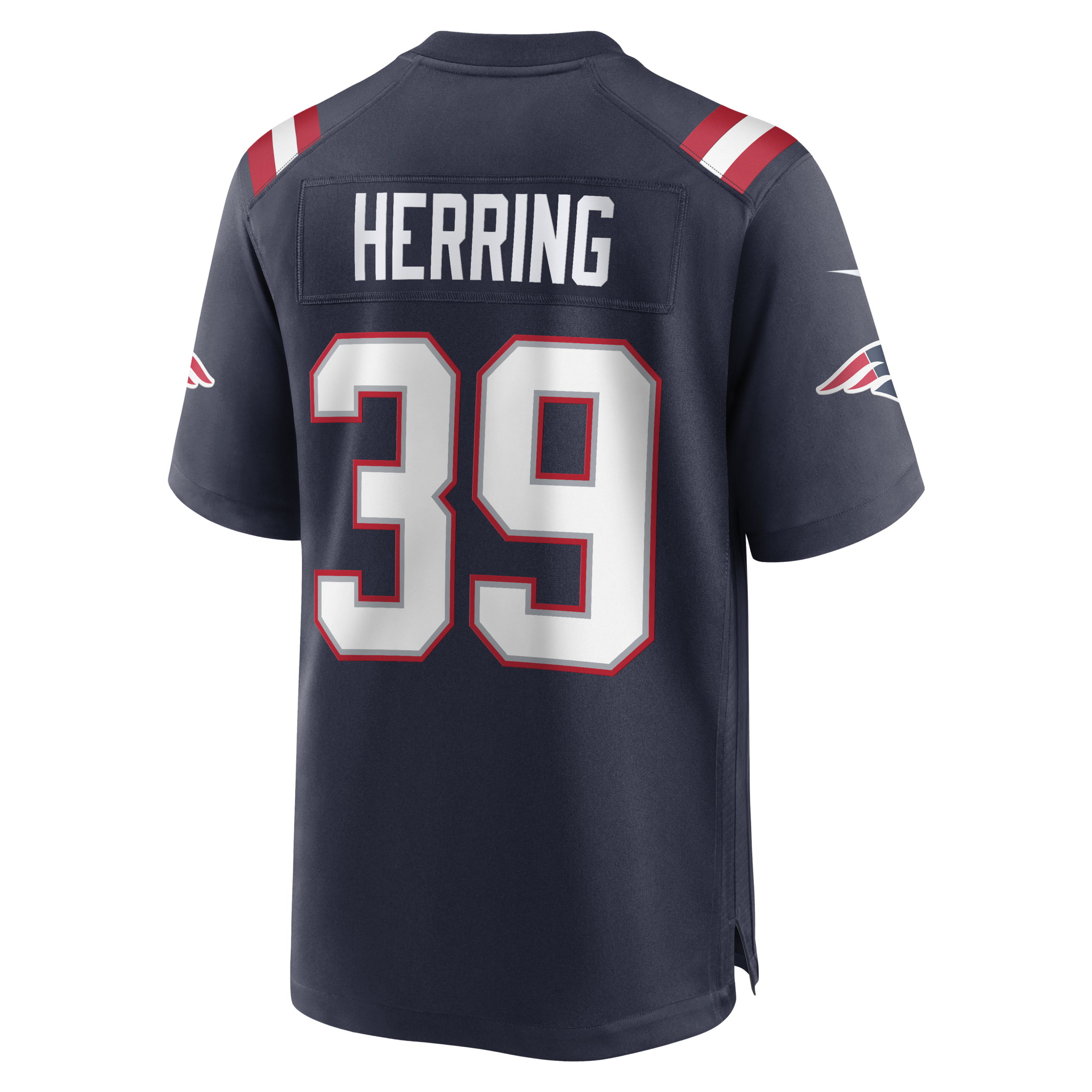 Tyron Herring New England Patriots Nike Team Game Jersey - Navy - Image 2