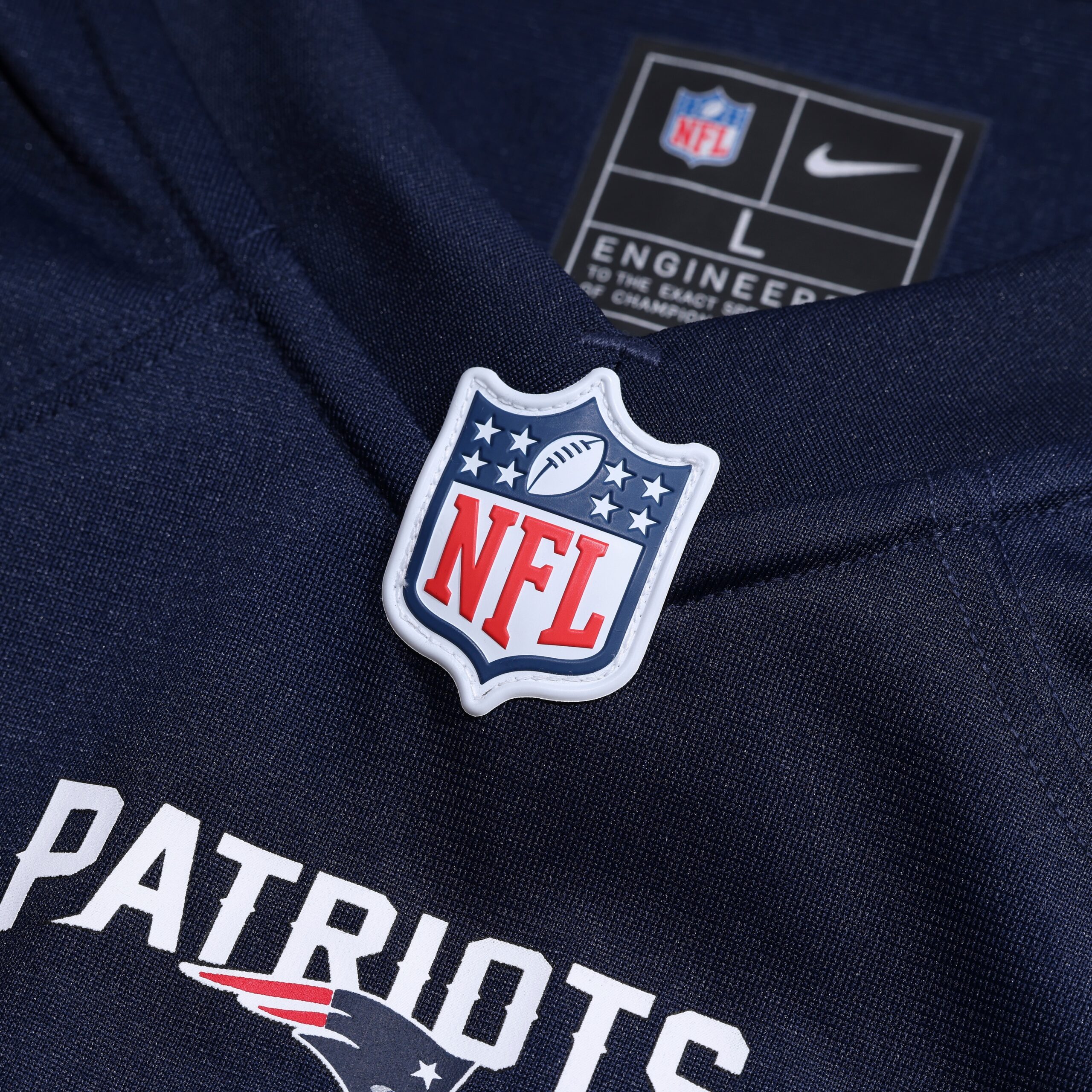 Tyron Herring New England Patriots Nike Team Game Jersey - Navy - Image 3