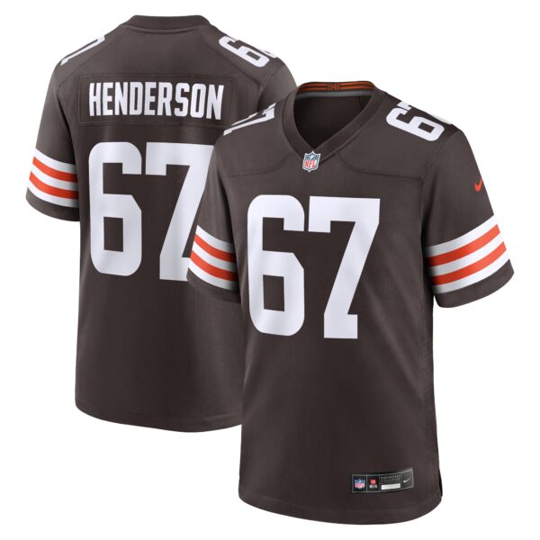 LaDarius Henderson Cleveland Browns Nike Team Game Jersey - Brown