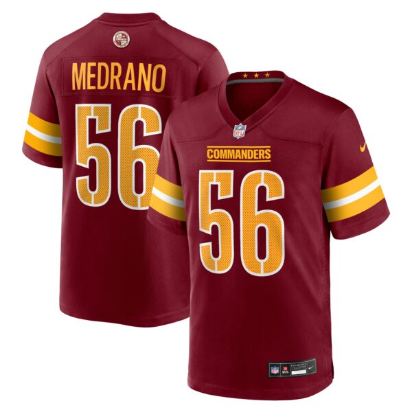 Kain Medrano Washington Commanders Nike Team Game Jersey - Burgundy