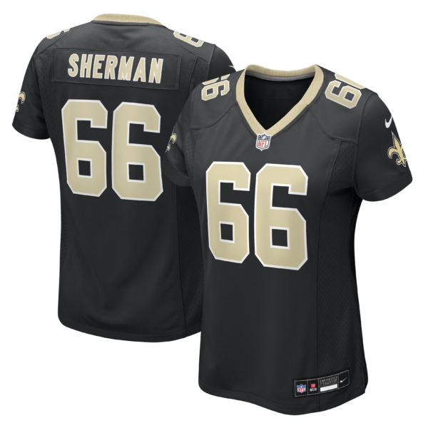William Sherman New Orleans Saints Nike Women's Team Game Jersey - Black