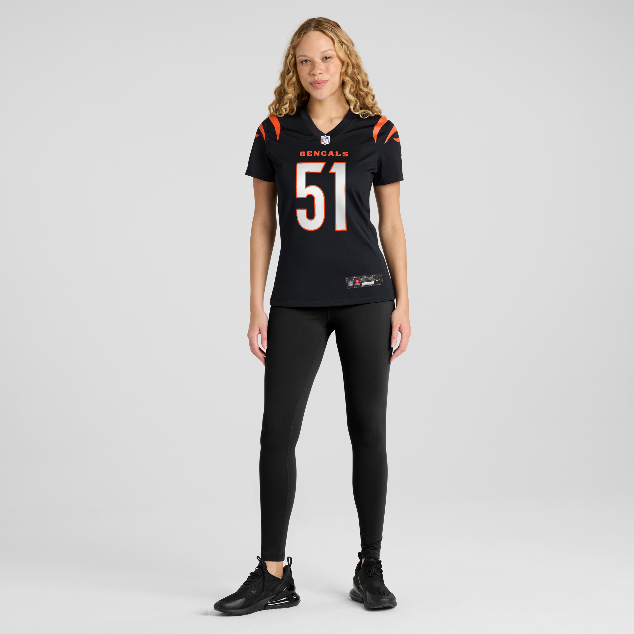 Isaiah Foskey Cincinnati Bengals Nike Women's Team Game Jersey - Black - Image 2