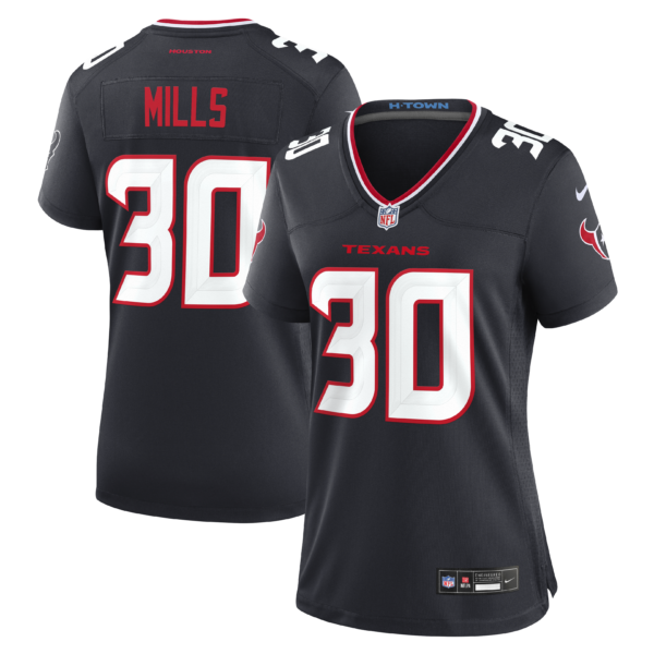 Jalen Mills Houston Texans Nike Women's Team Game Jersey - Navy