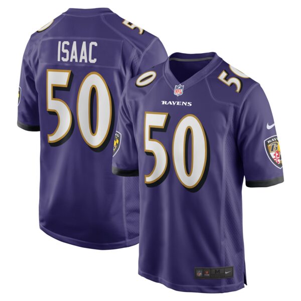Adisa Isaac Baltimore Ravens Nike Team Game Jersey - Purple