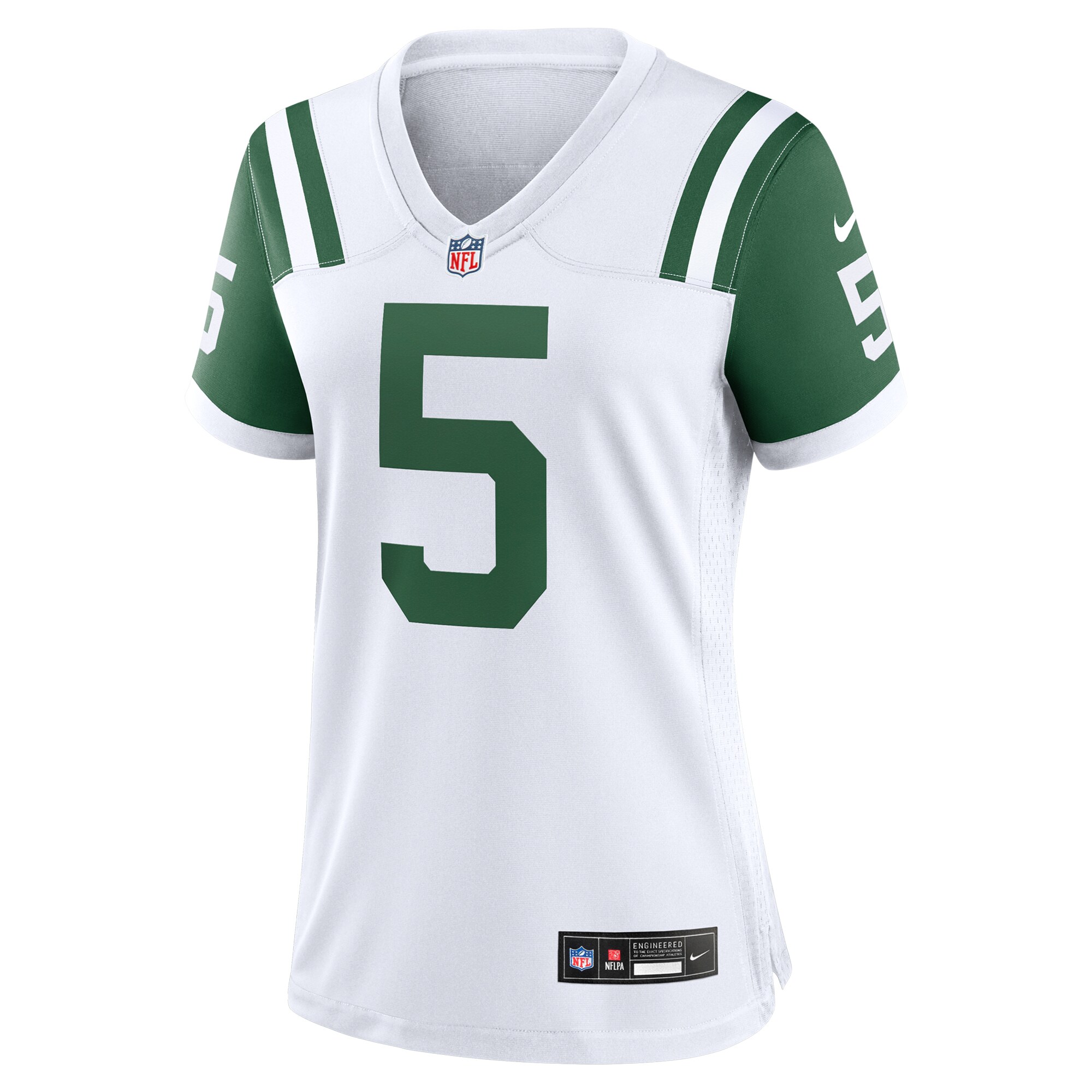 Garrett Wilson New York Jets Nike Women's Classic Alternate Game Jersey - White - Image 2