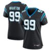 Tershawn Wharton Carolina Panthers Nike Women's Team Game Jersey - Black