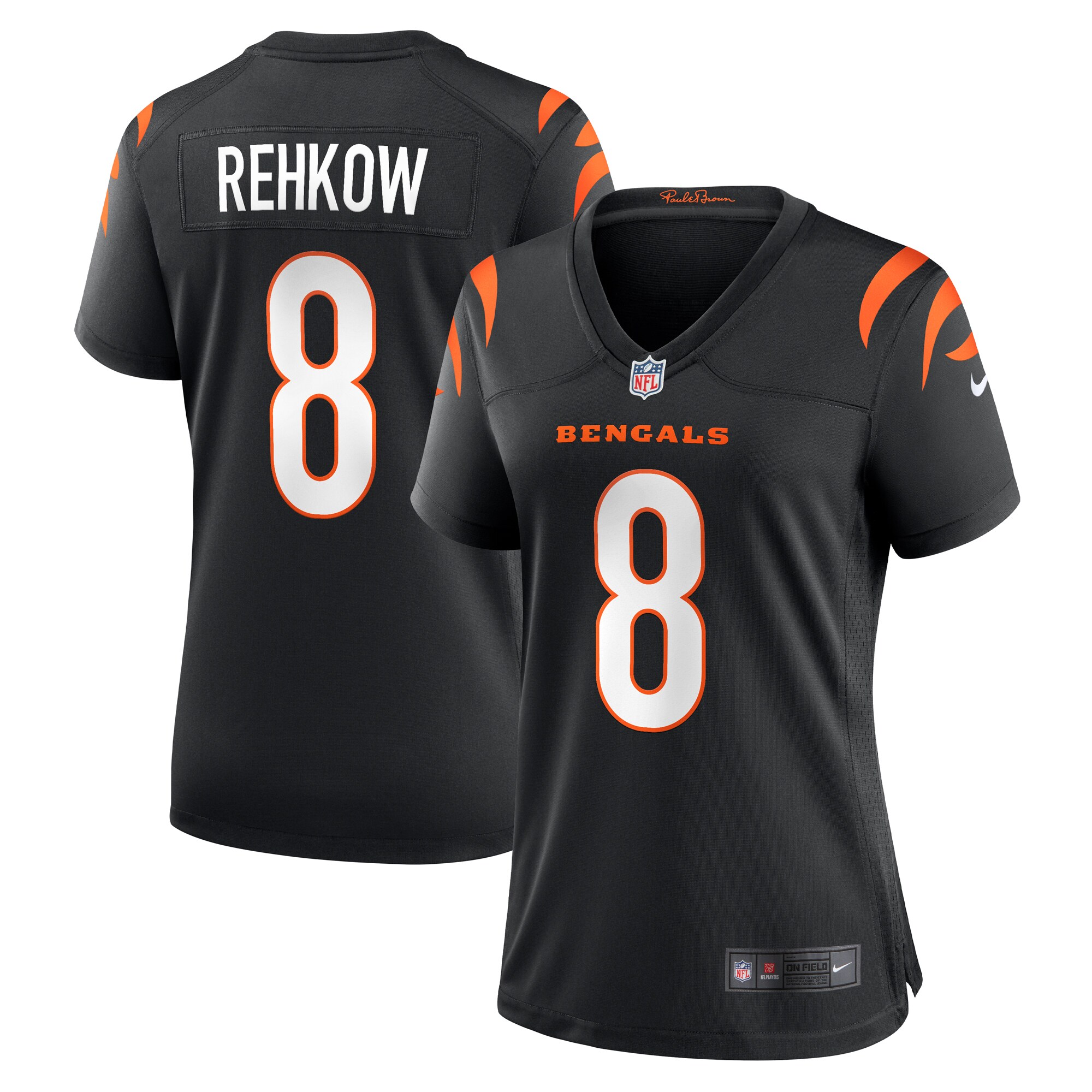 Ryan Rehkow Cincinnati Bengals Nike Women's Game Jersey - Black