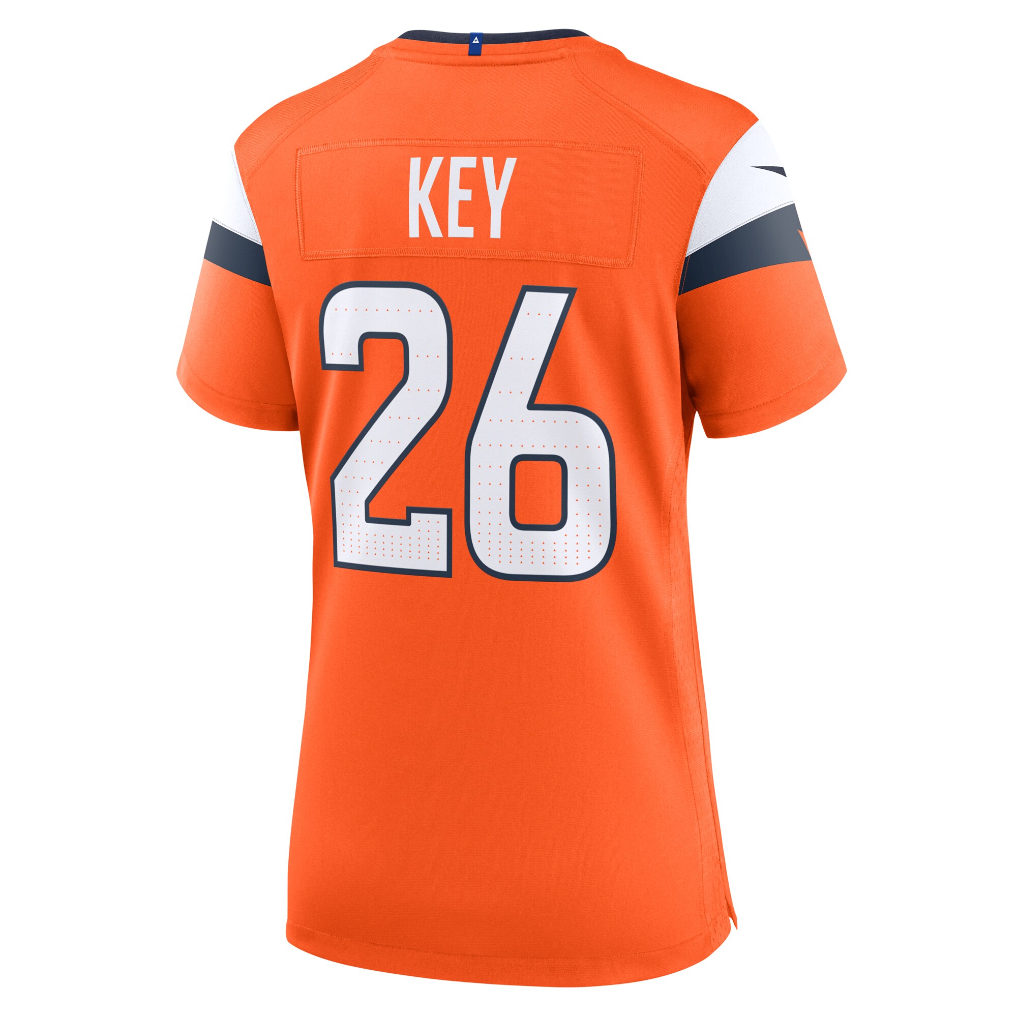 Devon Key Denver Broncos Nike Women's Team Game Jersey - Orange - Image 2