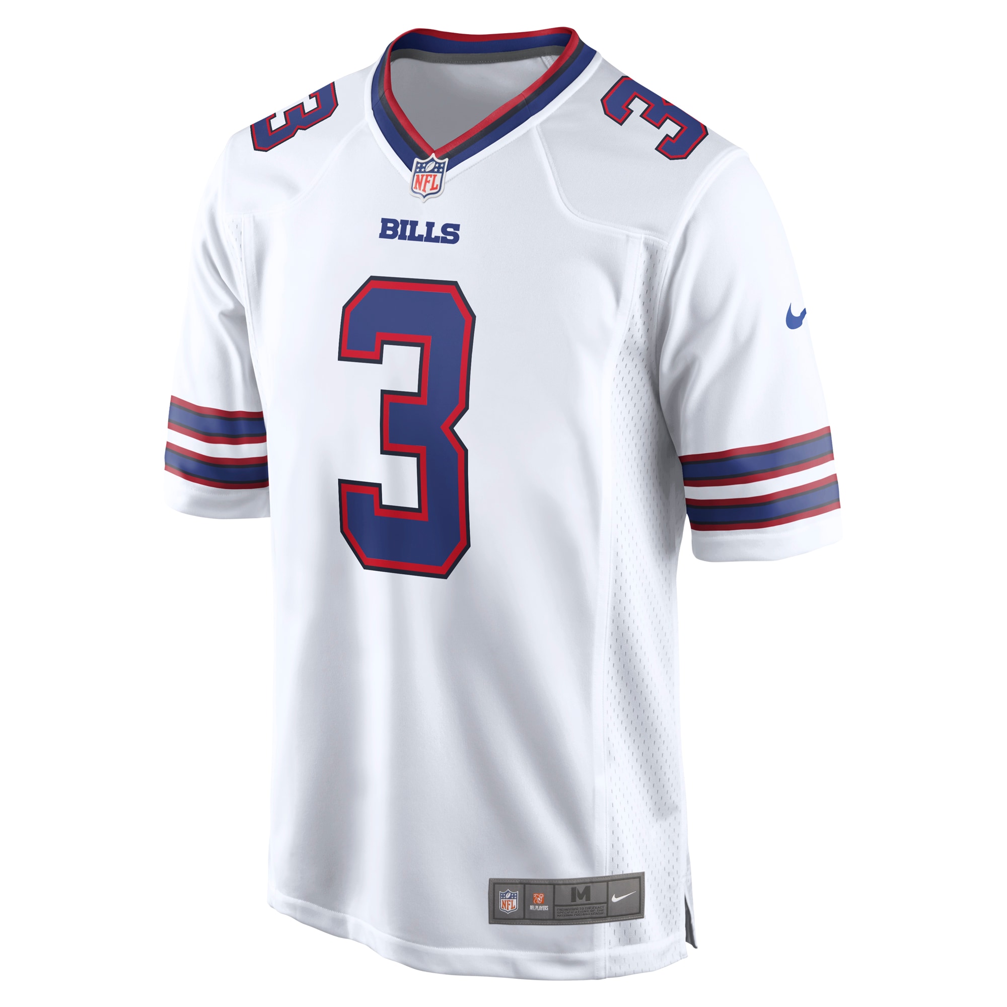 Damar Hamlin Buffalo Bills Nike Game Jersey - White - Image 2