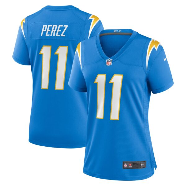 Luis Perez Los Angeles Chargers Nike Women's Team Game Jersey - Powder Blue