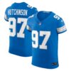 Aidan Hutchinson Detroit Lions Nike Vapor F.U.S.E. Elite Jersey - Blue