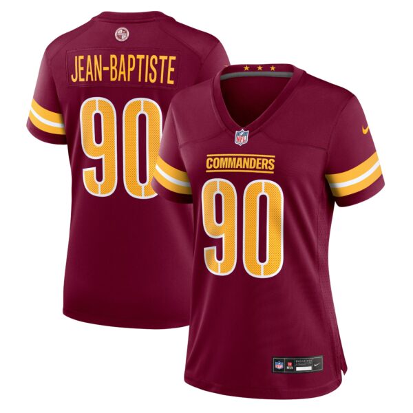 Javontae Jean-Baptiste Washington Commanders Nike Women's Team Game Jersey - Burgundy