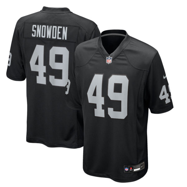 Charles Snowden Las Vegas Raiders Nike Team Game Jersey - Black