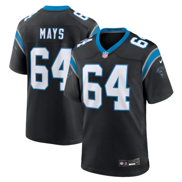 Cade Mays Carolina Panthers Nike Team Game Jersey - Black