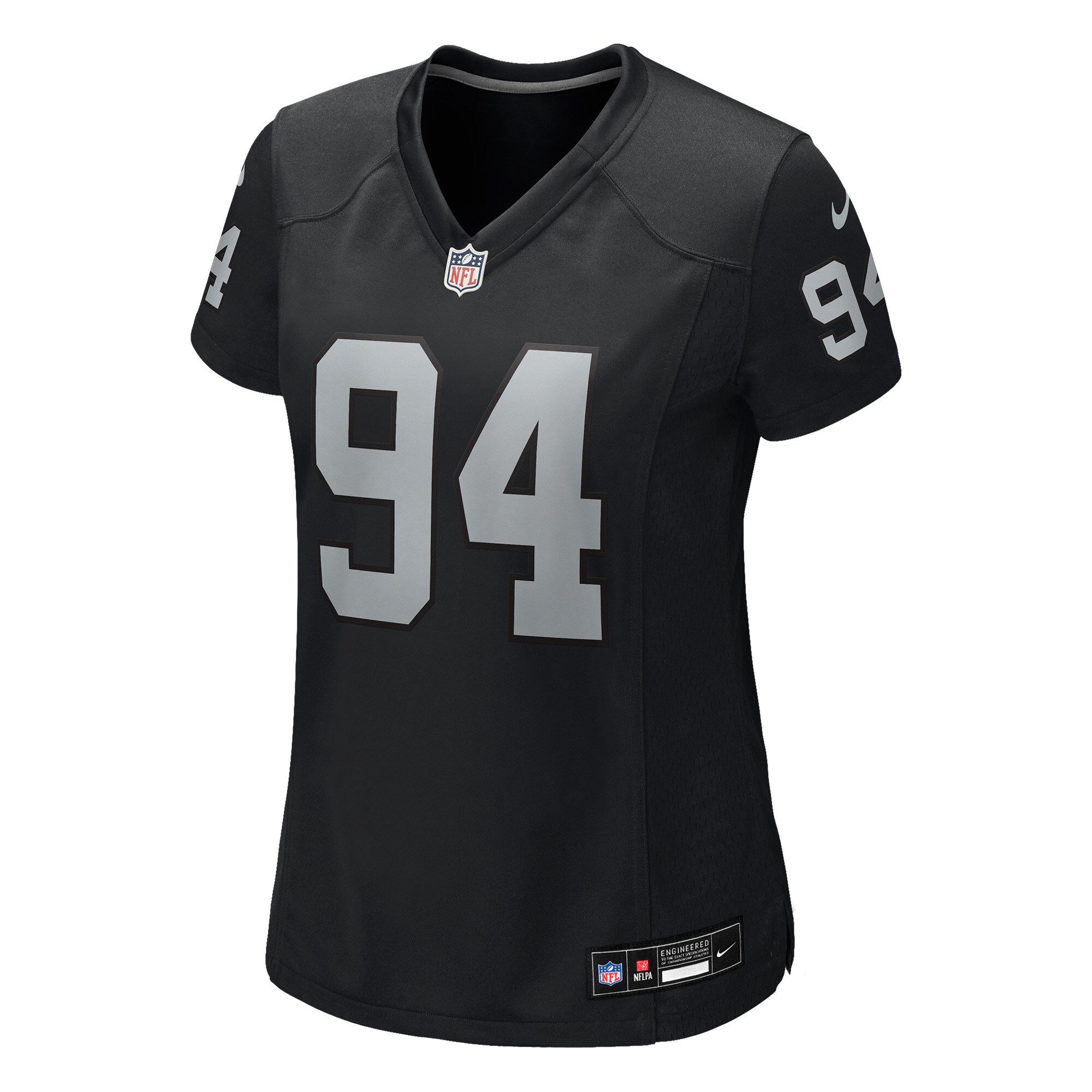 Christian Wilkins Las Vegas Raiders Nike Women's Team Game Jersey - Black - Image 2
