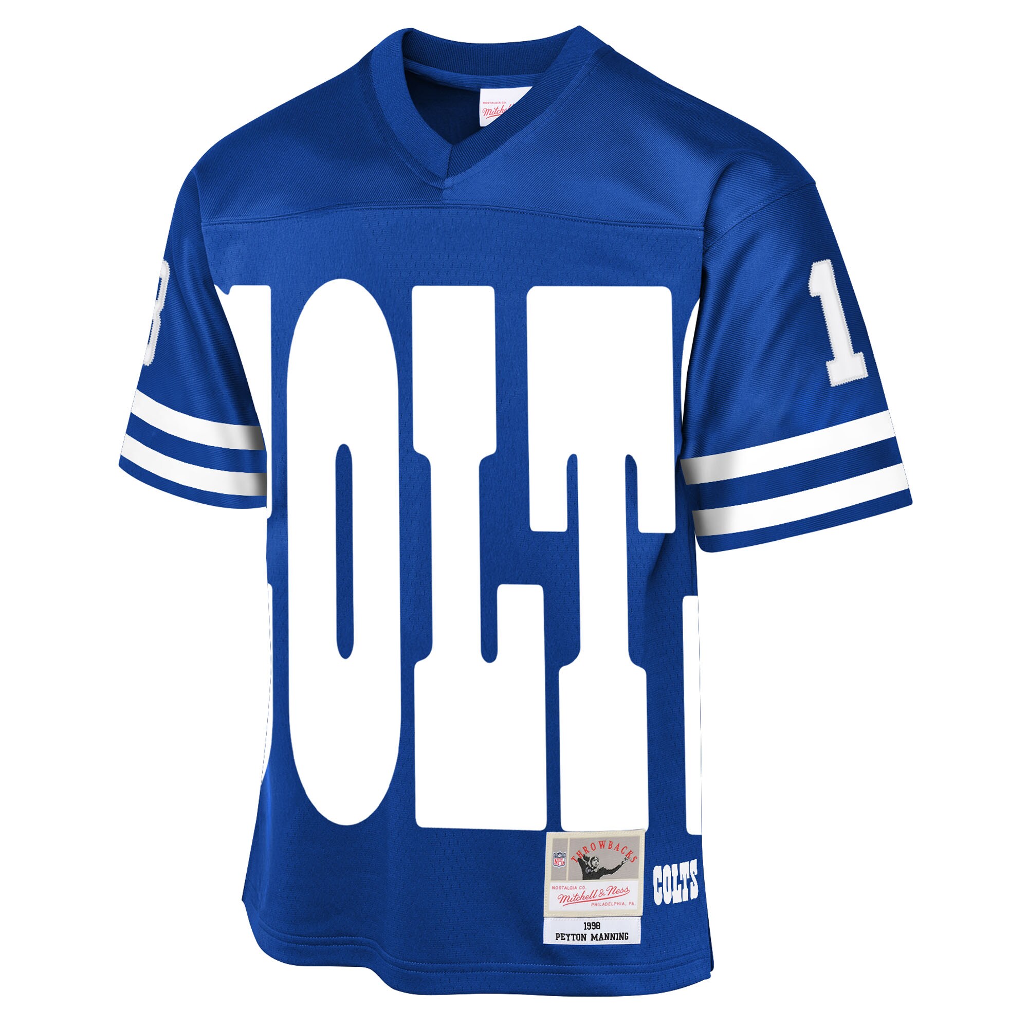 Peyton Manning Indianapolis Colts Mitchell & Ness Youth 1998 Throwback Fashion Jersey - Royal - Image 2