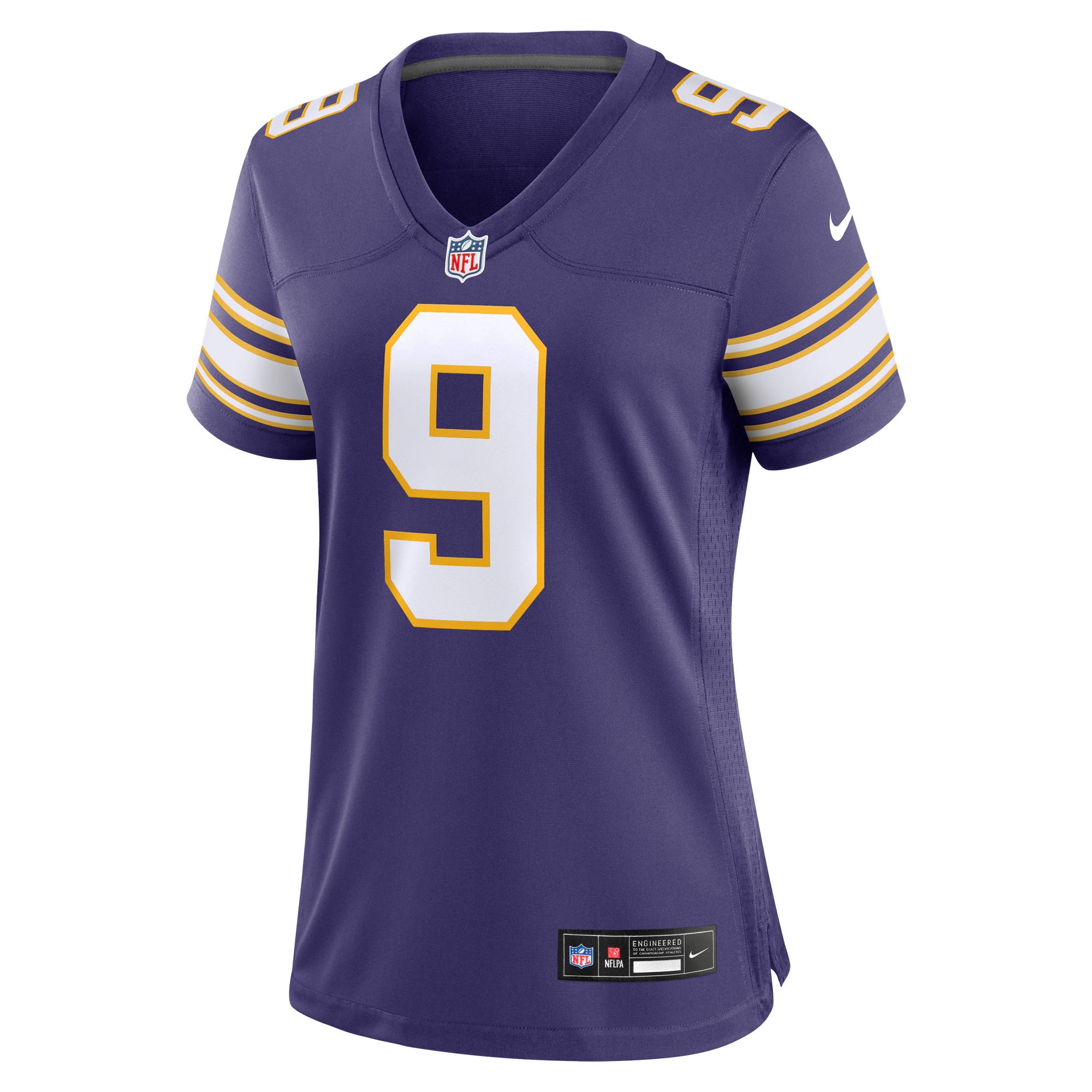 J.J. McCarthy Minnesota Vikings Nike Women's 2nd Alternate Player Game Jersey - Purple - Image 2