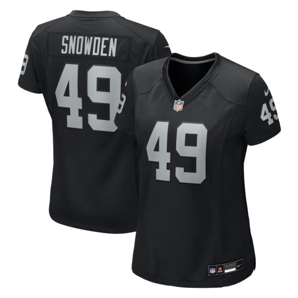 Charles Snowden Las Vegas Raiders Nike Women's Team Game Jersey - Black