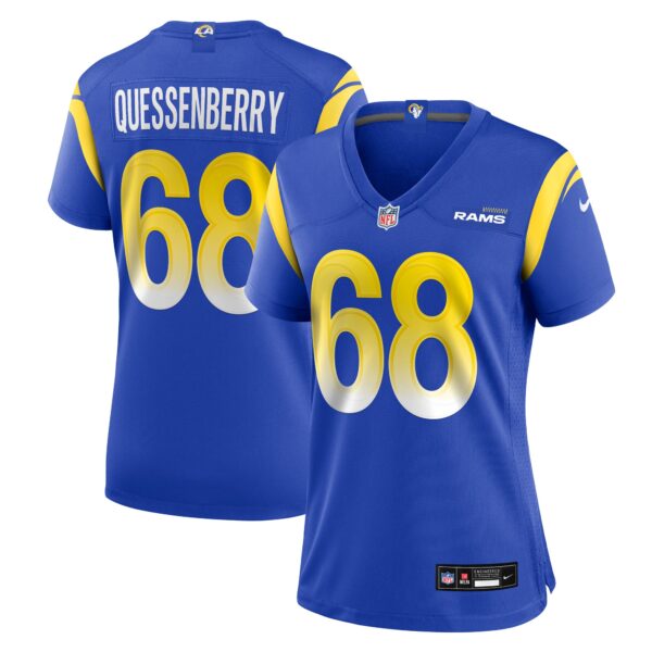 David Quessenberry Los Angeles Rams Nike Women's Team Game Jersey - Royal