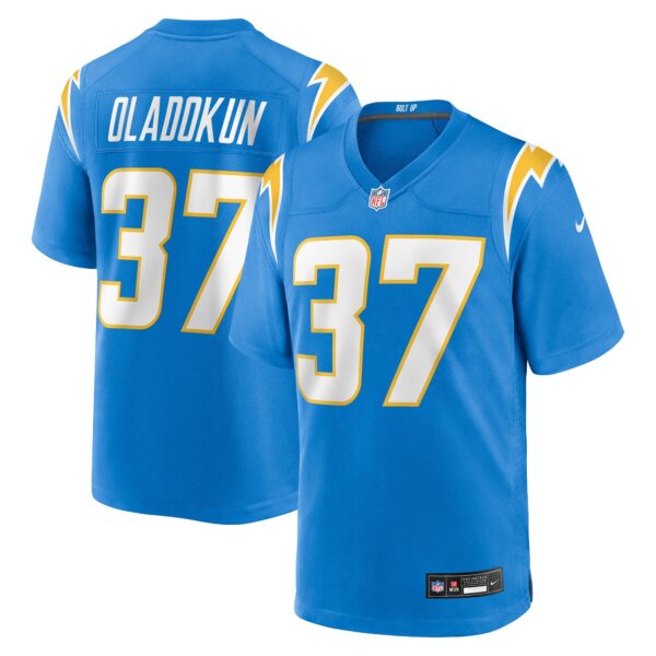 Jordan Oladokun Los Angeles Chargers Nike Team Game Jersey - Powder Blue