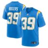 Eric Rogers Los Angeles Chargers Nike Team Game Jersey - Powder Blue