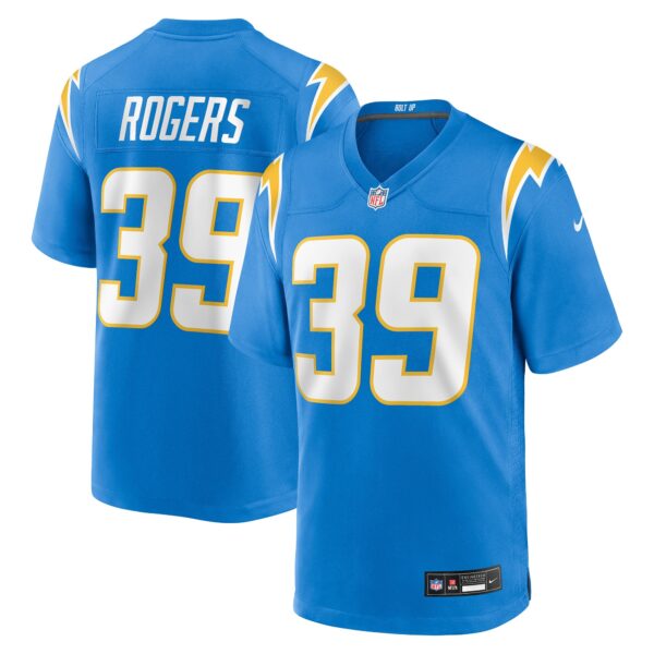 Eric Rogers Los Angeles Chargers Nike Team Game Jersey - Powder Blue