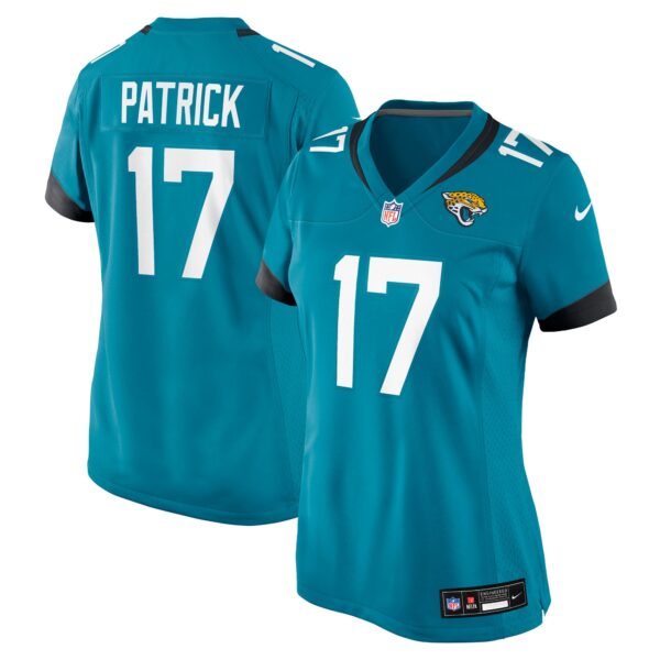 Tim Patrick Jacksonville Jaguars Nike Women's Team Game Jersey - Teal