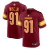 Deatrich Wise Jr. Washington Commanders Nike Team Game Jersey - Burgundy