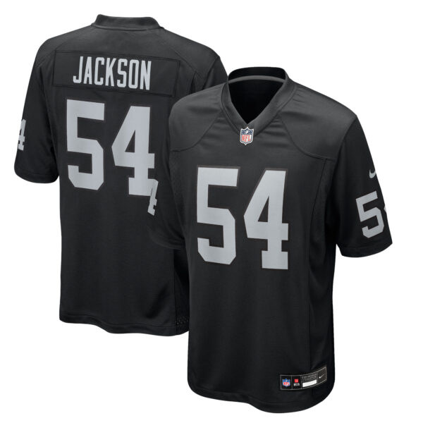 Brennan Jackson Las Vegas Raiders Nike Team Game Jersey - Black
