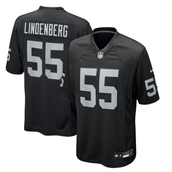 Cody Lindenberg Las Vegas Raiders Nike Team Game Jersey - Black