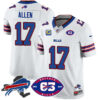 Bills 1959 - 2024 - The Bills Jersey - All Stitched - Josh Allen - 17 - White Jersey