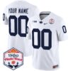 Penn State Nittany Lions 2024 The Fiesta Bowl Patch Vapor Limited Custom Jersey - All Stitched - White Jersey