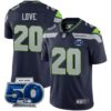 Seattle Seahawks 50th Season Vapor Limited Jersey - All Stitched - Navy - Julian Love Jersey