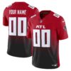 Atlanta Falcons 2024 Vapor Limited Custom Jersey - All Stitched - Red Jersey
