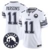 Cowboys Dallas City Patch Vapor Limited Jersey - All Stitched - White - Micah Parsons Jersey