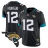 Jacksonville Jaguars Florida Patch Vapor Jersey - All Stitched - Black - Travis Hunter Jersey