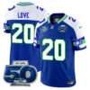 Seattle Seahawks 50th Season Vapor Limited Jersey - All Stitcheds - Royal Alternate - Julian Love Jersey