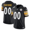 Steelers Vapor Limited Custom Jersey - All Stitched - Black Jersey
