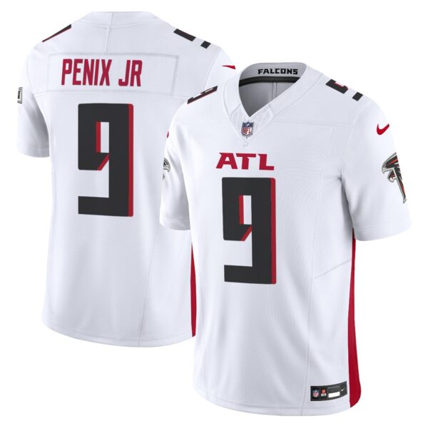 Atlanta Falcons 2024 Vapor Limited Jersey - All Stitched - White - Michael Penix Jr. Jersey