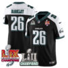 Philadelphia Eagles LII-LIX Super Bowl Champions Vapor Limited Jersey - All Stitched - Black Alternate - Saquon Barkley Jersey