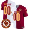 Washington Commanders 2024 Vapor Limited Custom Jersey - Est. 1932 Patch - All Stitched - Half Jersey