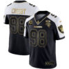 Raiders Inaugural Season Patch Gold & Split - All Stitched - Alternate - Maxx Crosby Jersey