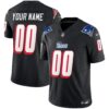 Patriots 1996 Throwback Limited Vapor Custom Jersey - All Stitched - Black Jersey