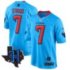 Houston Texans 2024 Texas Patch Game Jersey - All Stitched - Blue - C.J. Stroud Jersey