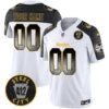 Steelers Arch Smoke 412 Patch Vapor Limited Custom Jersey - All Stitched - Inverted Jersey