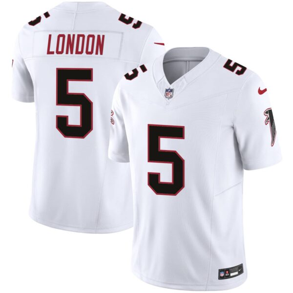 Men's Atlanta Falcons Vapor Limited Jersey - All Stitched - White - Drake London
