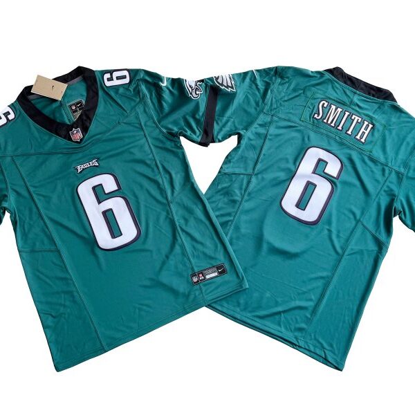Philadelphia Eagles 6# Devonta Smith Nike Vapor Fuse Limited Jerseys