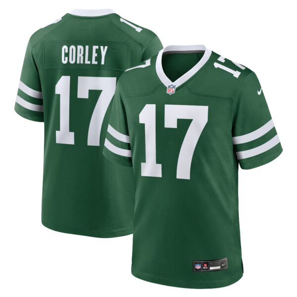 Malachi Corley New York Jets Nike Team Game Jersey Legacy Green